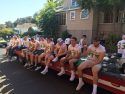 Wildcat Football Players during Homecoming Parade