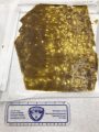 Waxed paper smeared with concentrated cannabis siezed as evidence