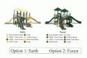 Potential color schemes for Big Dreams Park