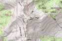 USGS Topo Map Detail of Ward Peak Tahoe
