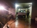 Truck abandoned in Jamestown carwash