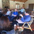 Tuolumne County Supervisors and department head's governance workshop at Rush Creek Lodge in the Groveland area