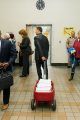 Wagon with petitions delivered to California Water Commission hearing