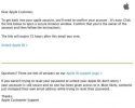 Apple scam email