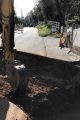 Woodham Carne Road roadwork in progress Feb 7 2018