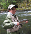 Boy fishing