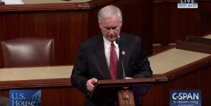 Congressman Tom McClintock giving House Floor speech