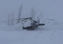 Search helicopter grounded due to snow