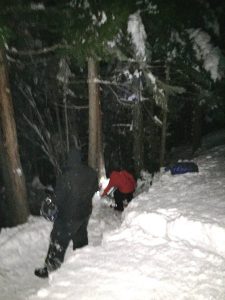 Snowmobilers rescued