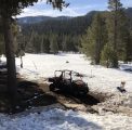 California DWR prepares for April snowpack survey at Phillips Station