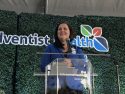 Michelle Fuentes Welcomes Guests At Ribbon Cutting
