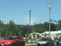 Smoke plume seen in Sonora near the upper Savemart store