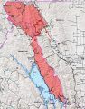 County Fire evacuation map