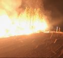 CAL Fire Nevada Yuba Placer fire personnel fighting the Carr Fire July 26, 2018, as shared by the Shasta Trinity Unit and Shasta County Fire Dept