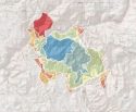 Ferguson Fire map 7-21-18