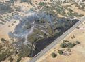 Valley Springs area vegetation fire