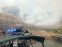 Fighting Fire Near Lake Don Pedro