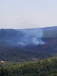 Lost Fire in the Stanislaus National Fire