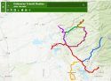 Calaveras Transit Route Map