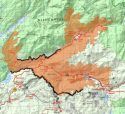 Donnell Fire Map 8/13/18