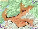 Donnell Fire Map