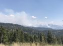 Donnell Fire Visible From Bear Valley