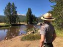 Less smoke visible at Yosemite National Park