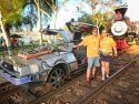 Oliver and Terry Holler During A Past Visit To Railtown 1897
