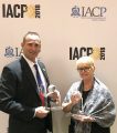 Calaveras County Sheriff Rick DiBasilio and Barbara Hanley with the county's two IACP Awards 2018