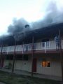 Fire at the Mark Twain Apartments in Sonora