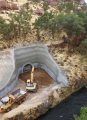 Construction of new water tunnel near Knights Ferry