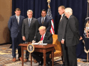 President Trump signs Executive Action on Western Water Oct 19 2018