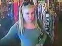 Sonora Police video released of woman wanted for questioning related to alleged Sonora thefts 11-7-18