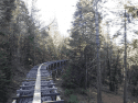 Tuolumne Utilities District flume at the Tuolumne Main Canal