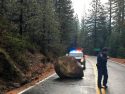 Boulder Removed From Highway 108