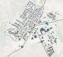 Map of Valley Springs for Town Center Connectivity Plan