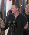 Governor Gavin Newsom in Colfax announcing wildfire funding