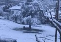 Sunday morning snow in downtown Sonora