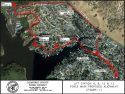 Shows proposed new pipeline on the east side project
