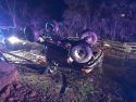 Crash site where Miller was arrested