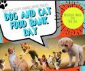 Dog and Cat Food Bank Day flyer