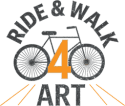 Ride and Walk 4Art logo