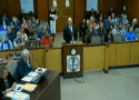 New Calaveras County CAO Dr. Albert Alt addresses at April 16 2019 supervisors meeting addressing the board following its 4-1 vote to approve his hiring