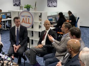 Governor Newsom hosts roundtable in Sacramento with individuals who would receive financial help to afford health coverage under budget proposal