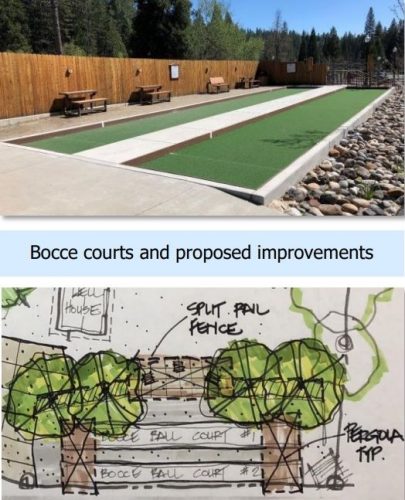 bocce courts