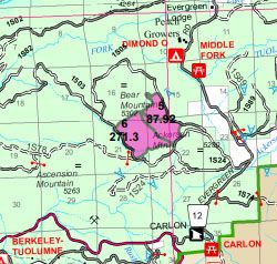 Bear Mountain Underburn in the Groveland Ranger District on the Stanislaus National Forest