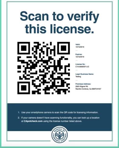 Cannabis Dispensary QR Code