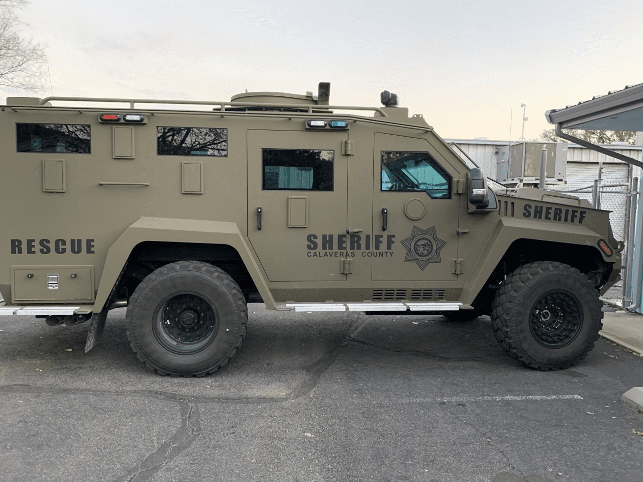 Calaveras Sheriff S Office Debuts New Bearcat Armored Vehicle Mymotherlode Com