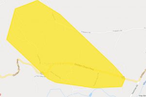 Power Outage in Tuttletown along Highway 49