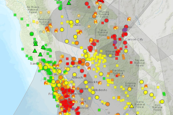 Wildfires Impacting Mother Lode Air Quality Mymotherlode Com